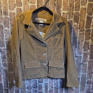 Retro Y2K Z. Cavaricci Corduroy Blazer Jacket